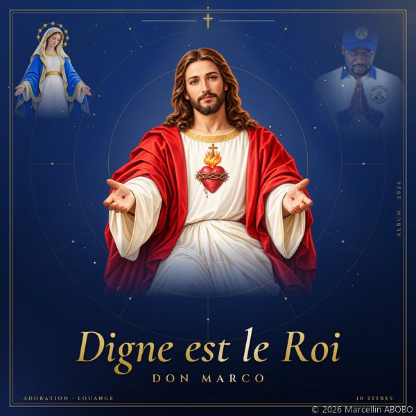 La pochette de l'album « Digne est le Roi »